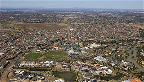 Aerial view of Brookside 