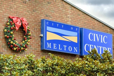 Christmas Wreath at Melton Civic