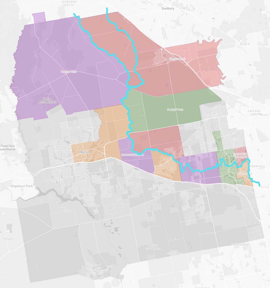 Kororoit Creek Active Transport map