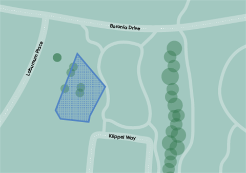 Boronia Drive Dog Off-Lead Area Location map
